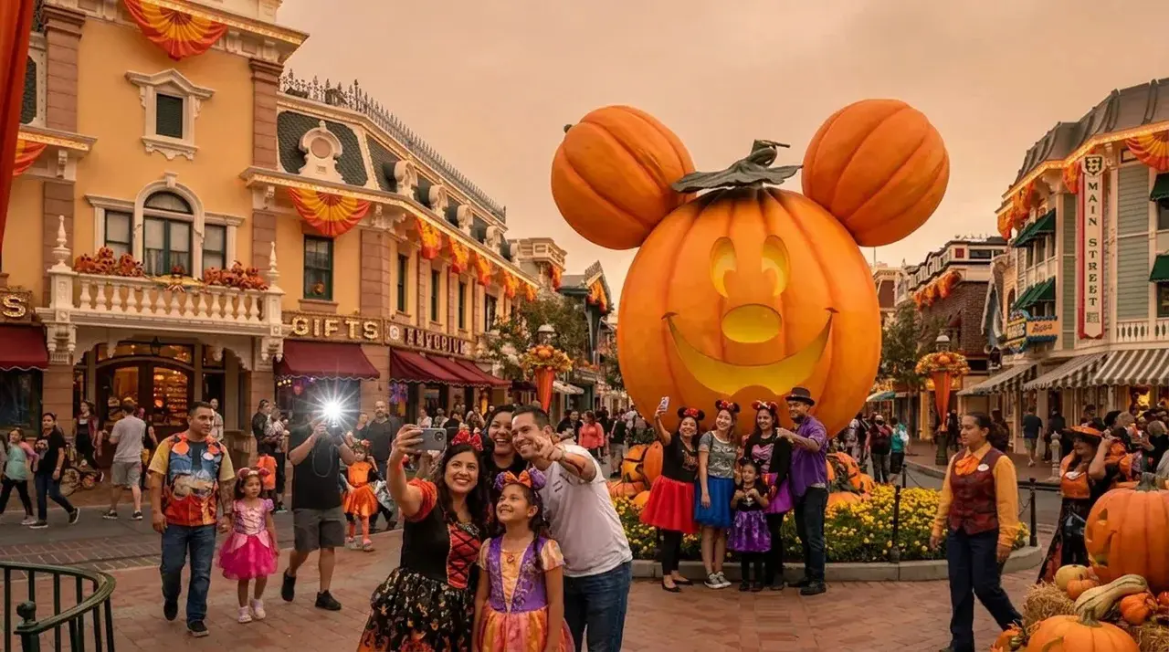 Halloween time at Disneyland