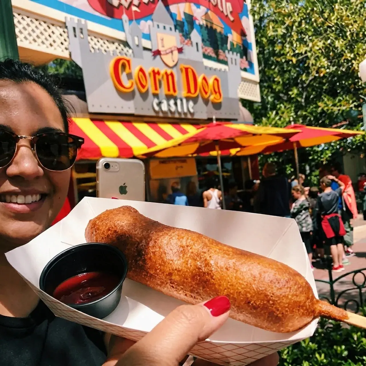 corn dog castle at disneyland california adventure