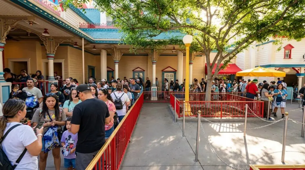 Toy Story Midway Mania Queue at Disneyland California Adventure