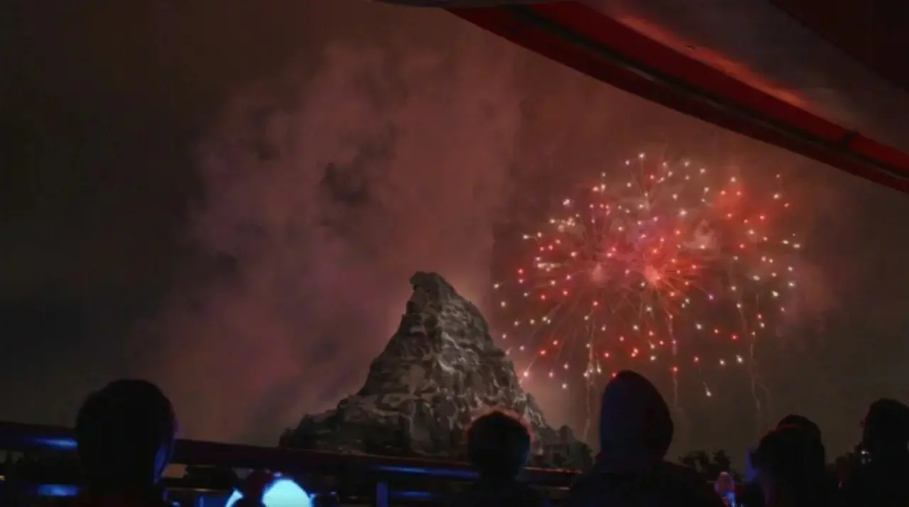 Disneyland Fireworks Matterhorn