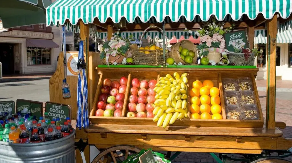 Fruit stand at disneyland