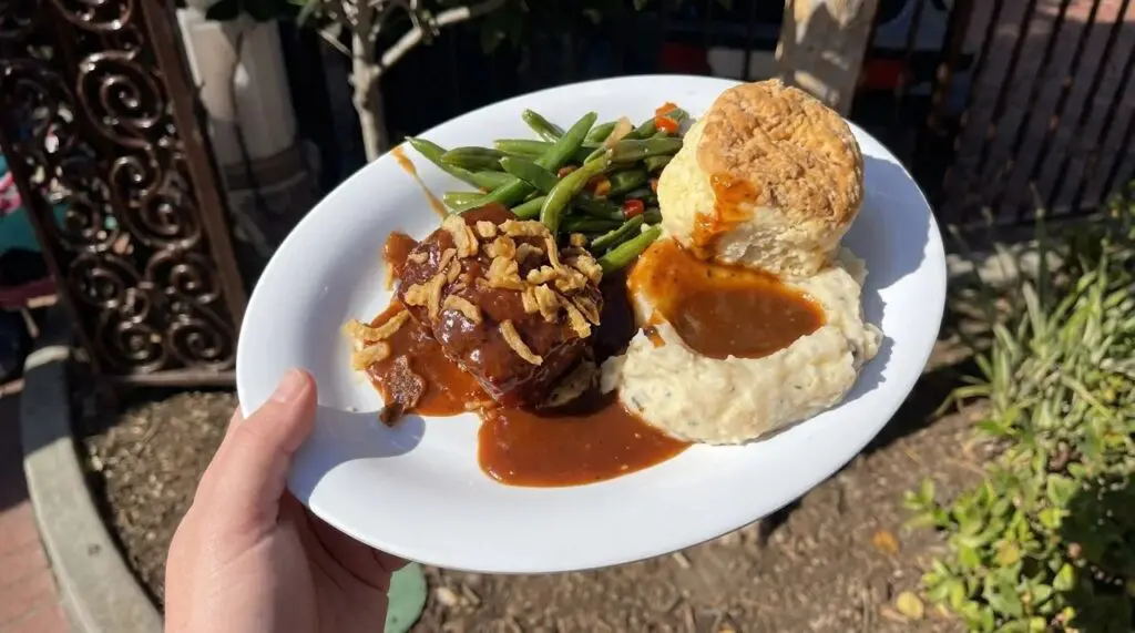 Meatloaf at the Plaza Inn at Disneyland Resort