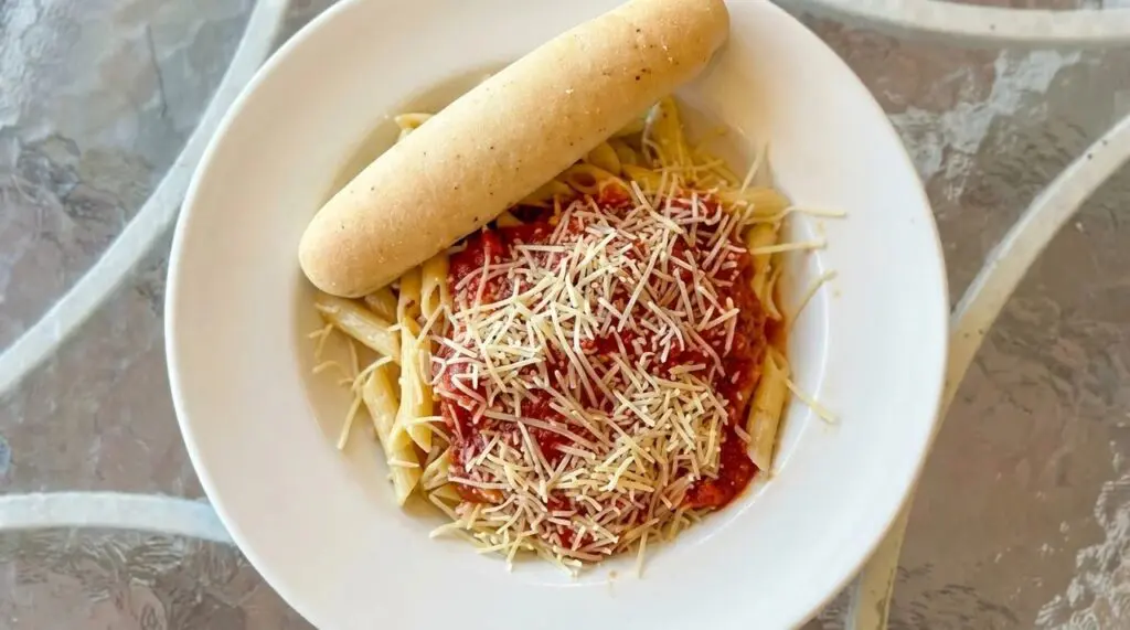 Penne Pasta at Plaza Inn at Disneyland Resort