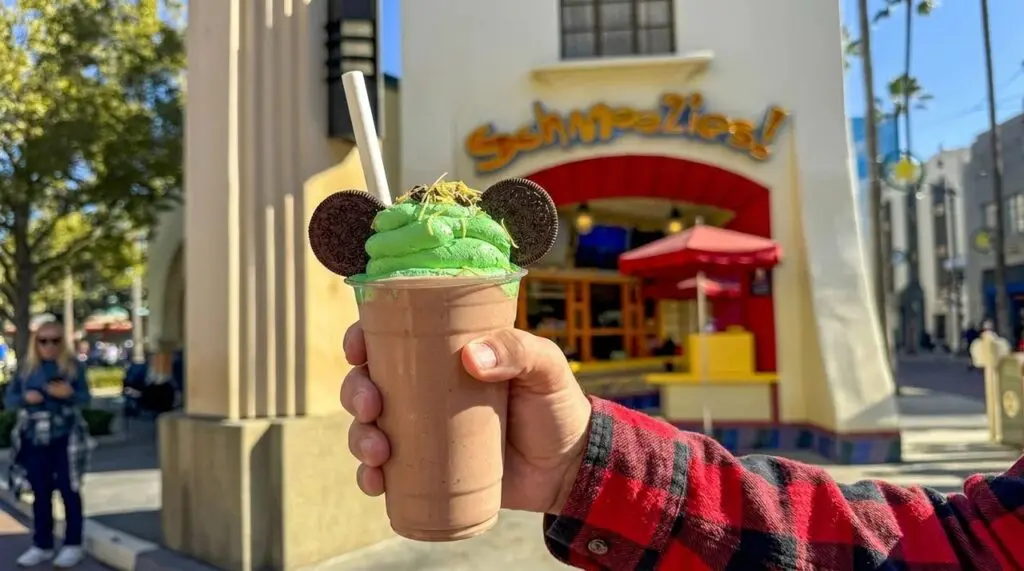 Strawberry, Hazelnut, Chocolate & Pistachio Mickey Shake at Disneyland California Adventure