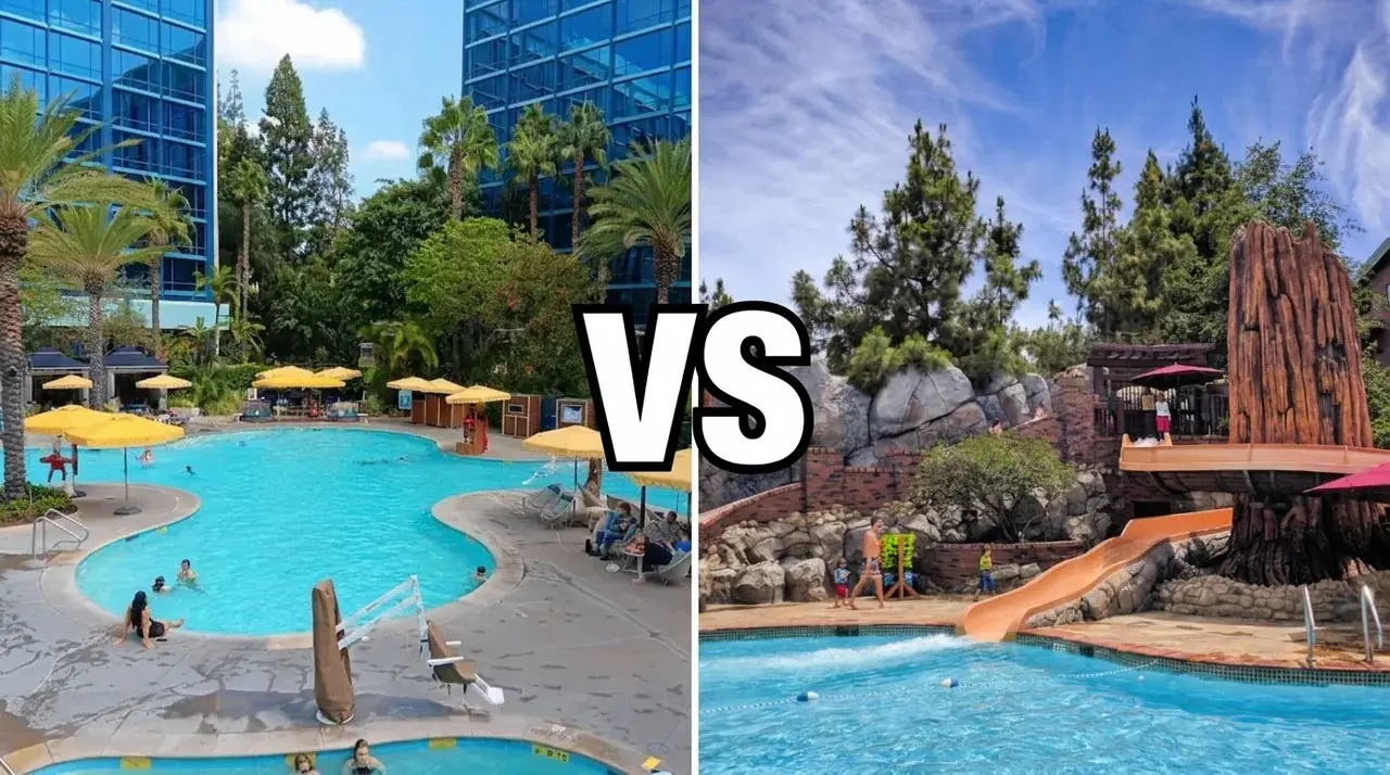 Disneyland Hotel Pools Compared