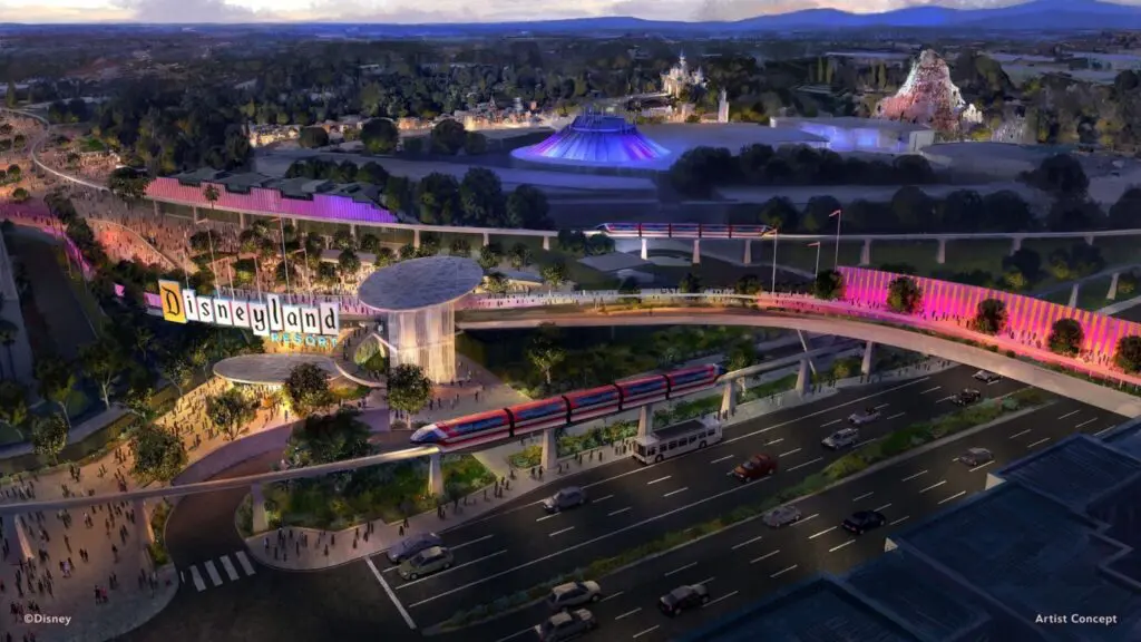 Eastern Gateway Concept art by Disneyland Resort