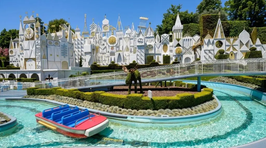 it's a small world ride at Disneyland Resort.