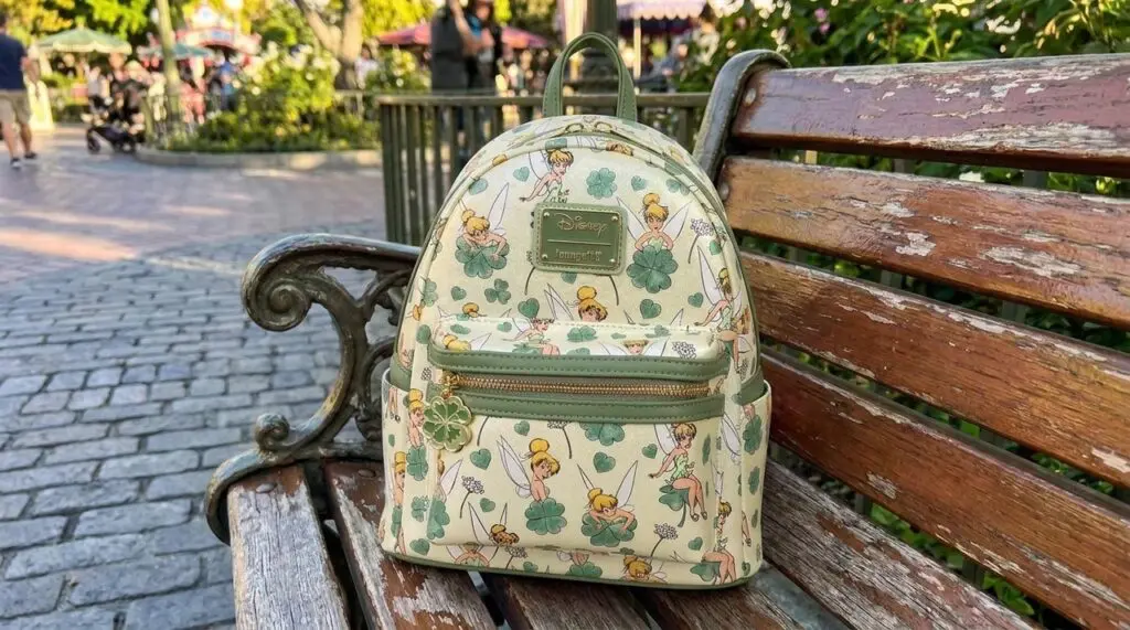 Loungefly Disney Tinker Bell 4-Leaf Clover Mini Backpack