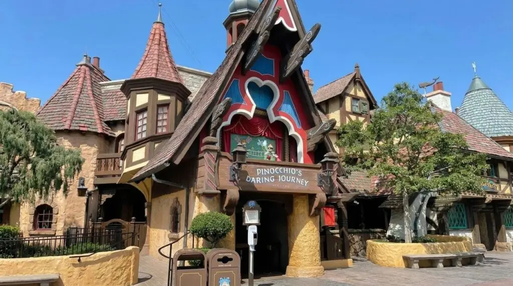 Pinocchio Ride at Disneyland Resort in Fantasyland.