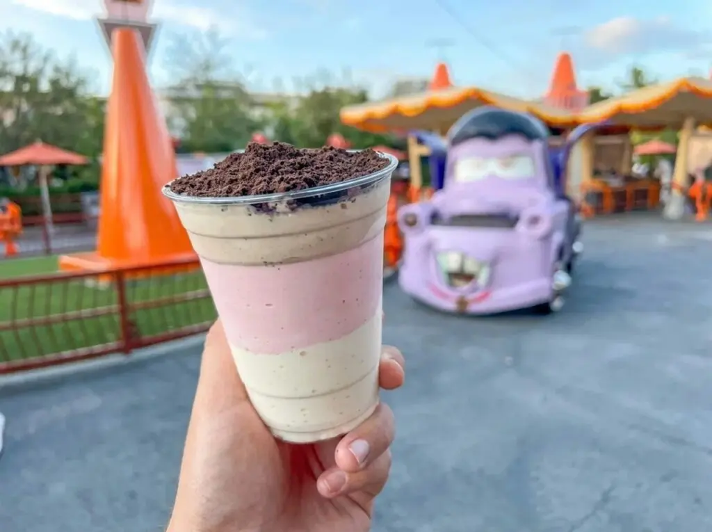 Neopolitan Shake in Car's Land at Disneyland California Adventure
