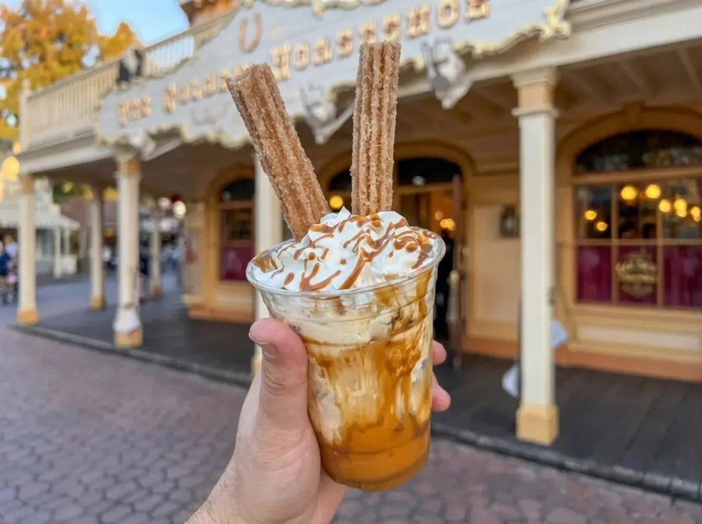 Cookie Butter Churro Sundae Secret Menu Item at Golden Horseshoe at disneyland resort