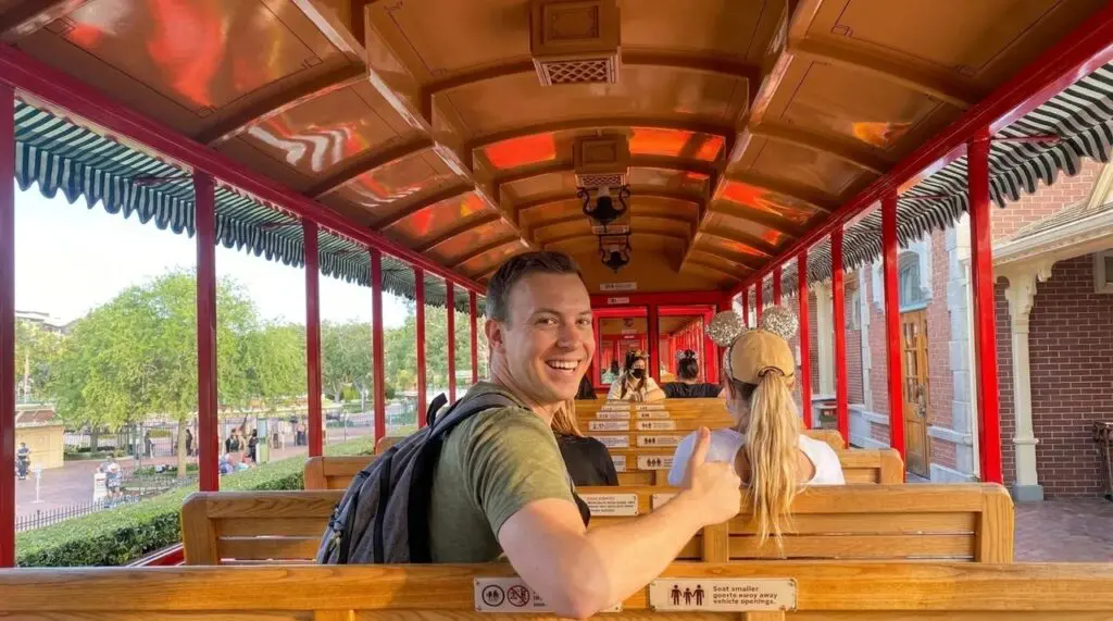 Me on the Disneyland Railroad