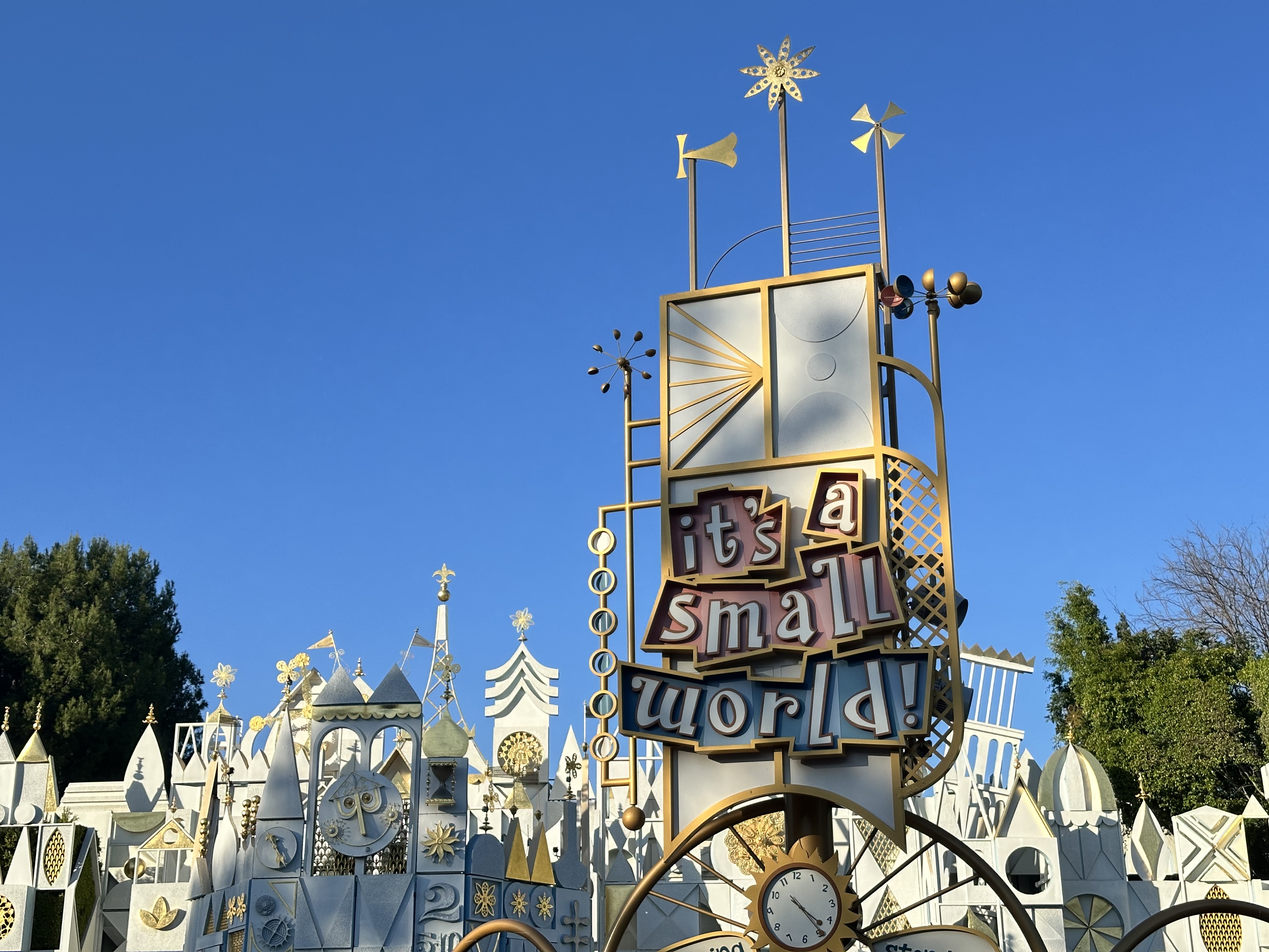 it's a small world at Disneyland resort