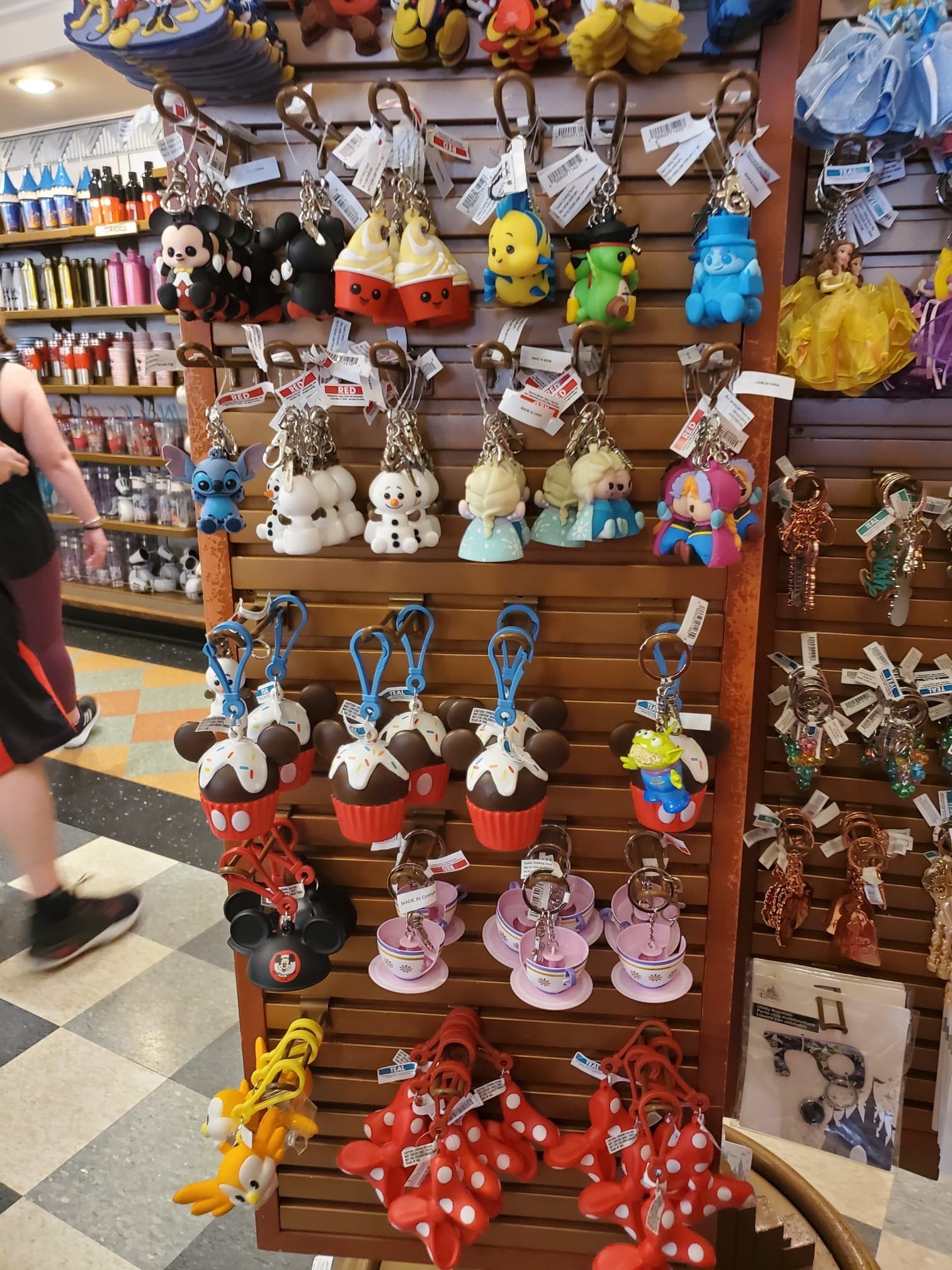 keychain souvenirs at Disneyland - Disneyland on a budget